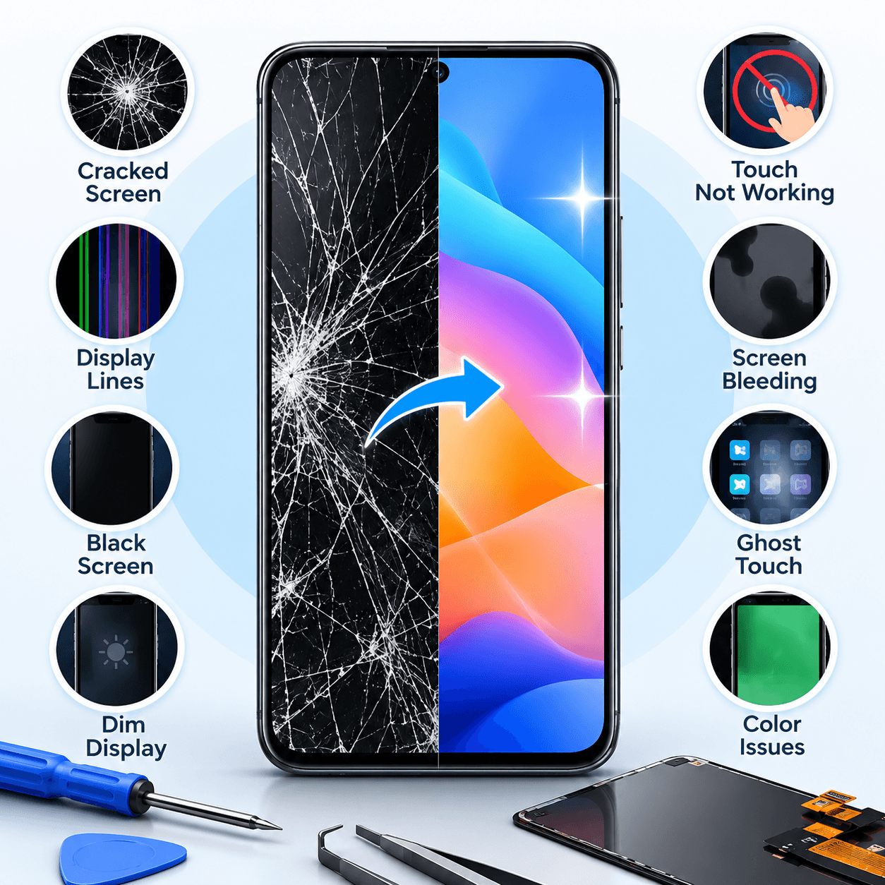 Screen repair